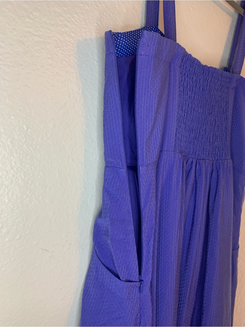 Anthropologie Maeve Women’s Blue Rosemary Euro Summer Midi Dress. Size 12 - Picture 8 of 14